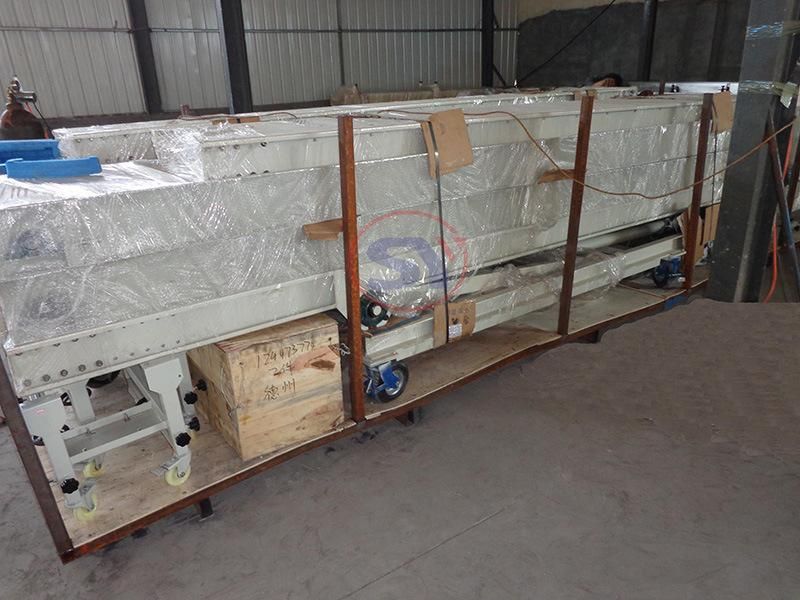 Bottle/Box Tansport Flat Transmission Belt Conveyor with Dirty Collection Box