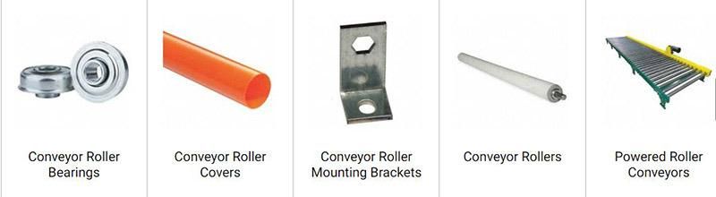 Polyurethane Coated Steel Roller Conveyor for Sorting and Handling Materials