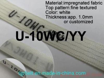 Customized 1.0mm Antistatic Urethane Impregnated Fabric Polyurethane Conveyor Belt From Chinese Factory