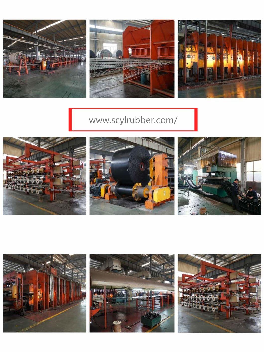 Big Angle Inclined Hear Resistant Conveyor Belt for Cement Plant