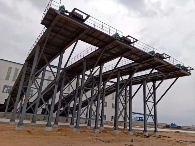 Flexible Industrial Hopper Grain Rubber Belt Conveyor