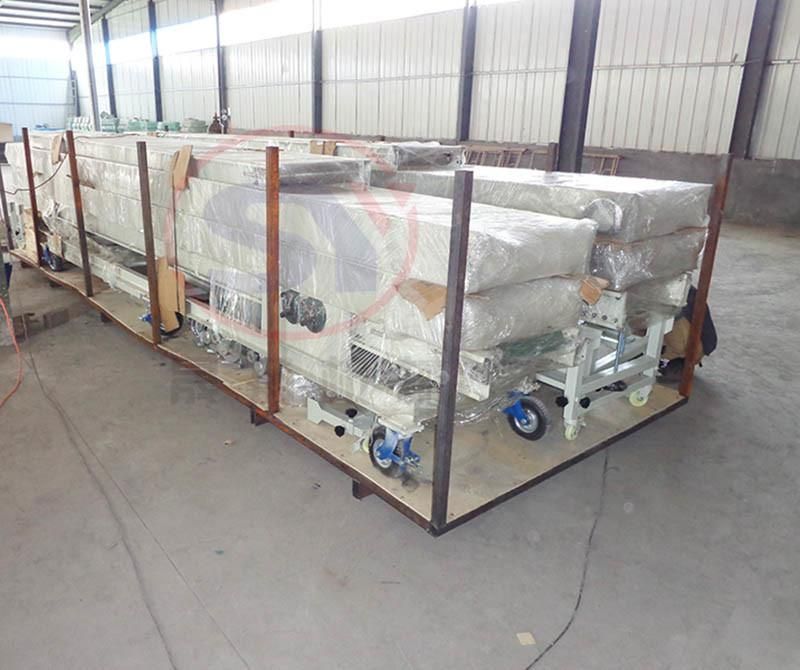 Bottle Can Beverage Dairy Bottles Inclined Conveyor with Modular Plastic Belt