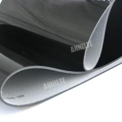 Annilte Factory Black PVC Conveyor Belt 1-3 Thick PVC Black Matt Low Noise Light Conveyor Belt Anti-Static High Quality