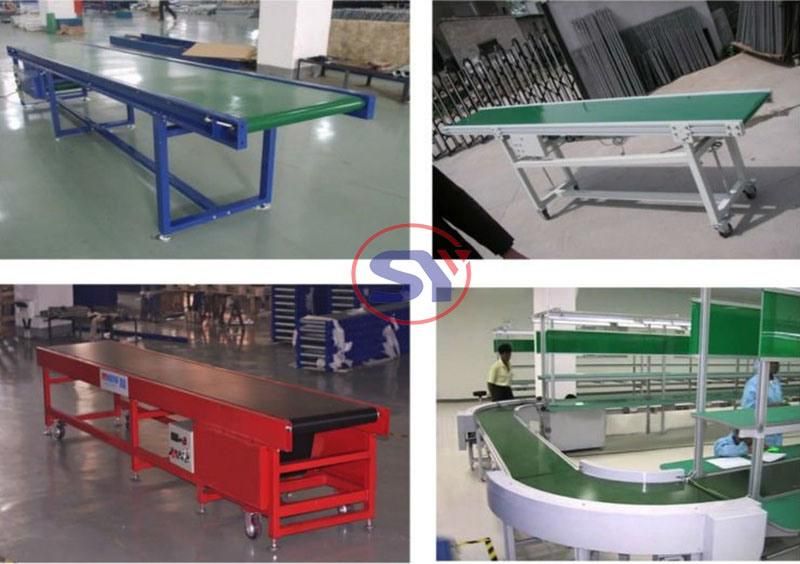 Heavy Load Capacity Horizontal Industrial Belt Conveyor for Frozon Fish Shrimp