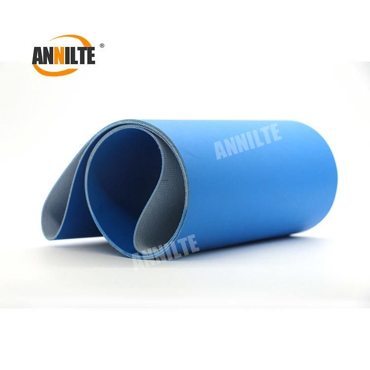 Annilte Manufacturer 1.5 Blue PVC Conveyor Belt for Food Industry