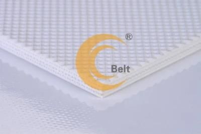 white conveyor belt for food FDA 4mm diamond profile