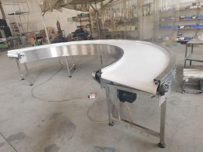 Curved Modular Chain Belt Conveyors