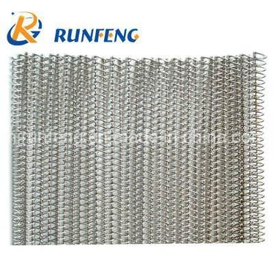 Manufacturer Chain Stainless Steel Mesh Conveyor Belt for Washing, High Temperature Processing