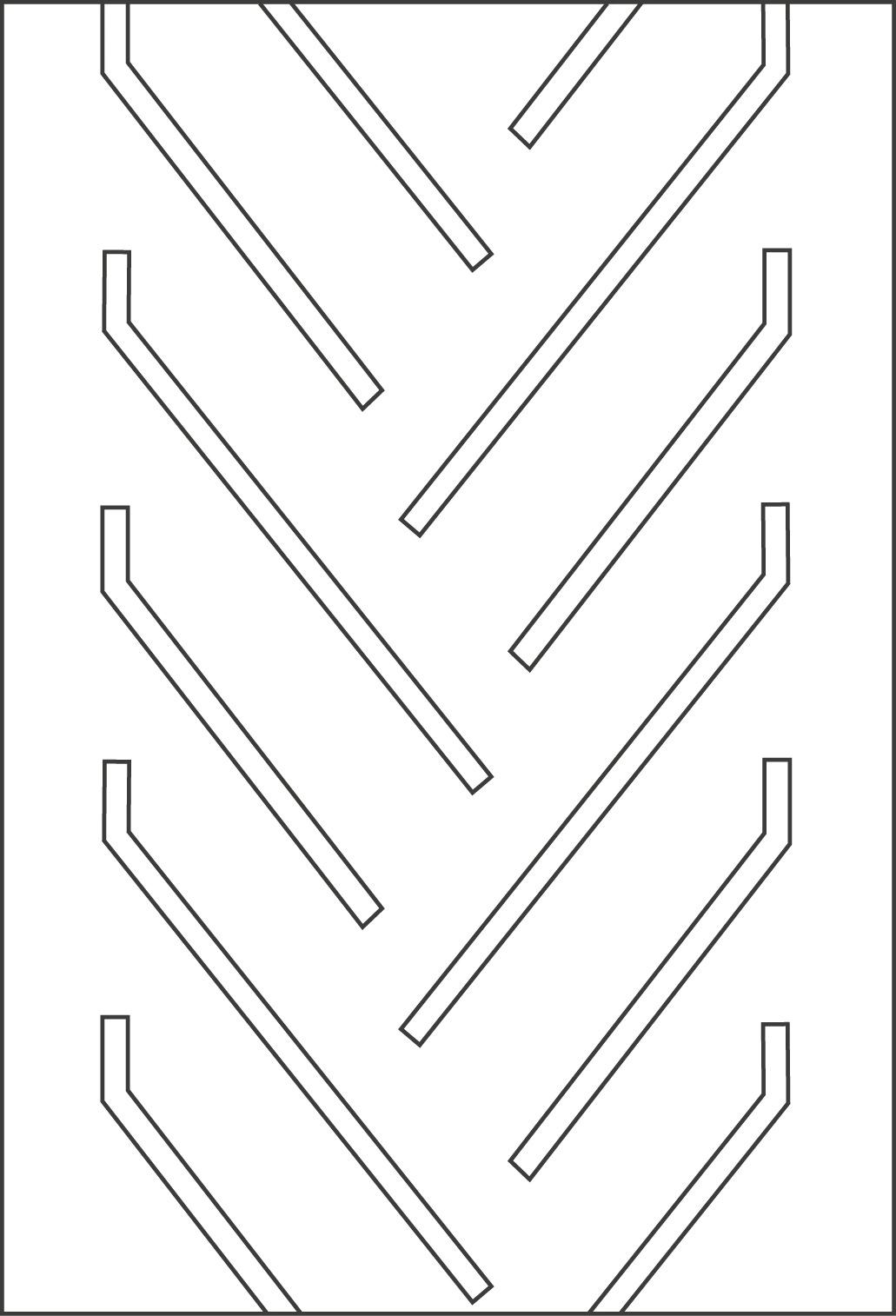 Grass Pattern Ep Fabric Chevron Belt Rubber Conveyor Belting