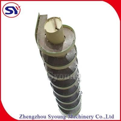 Food Beverage Factory Coiled Screw Elevator Conveyor for Water Barrel