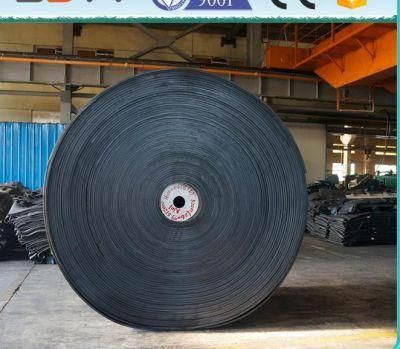 Ep250 Heavy Industry Black Rubber Belt Conveyor Systems for Sale