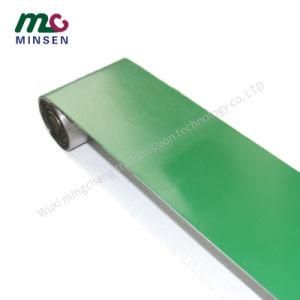 Factory PVC Green Conveyor Belt 0.8-8mm Thick Flat Belt Assembly Line Shaped Belt