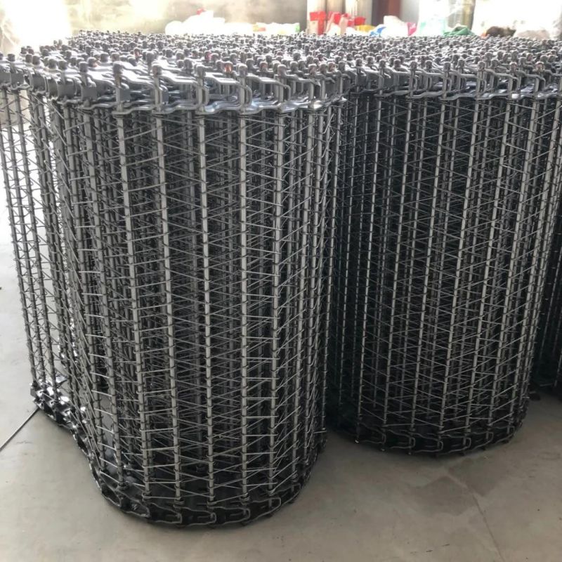 Heat Resistant Stainless Steel Spiral Wire Mesh Belt for Food Cooling Industry