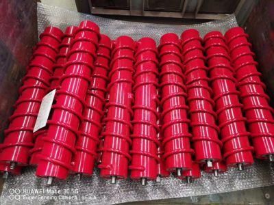 Single or Double Grooves Lower Noise Conveyor Roller Idler Nice Quality