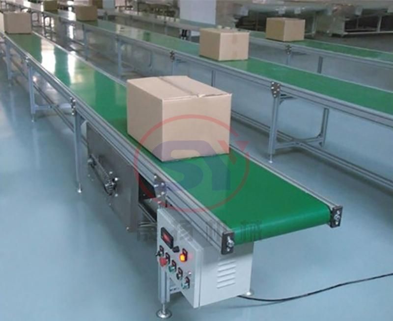 Bottle Can Beverage Dairy Bottles Inclined Conveyor with Modular Plastic Belt