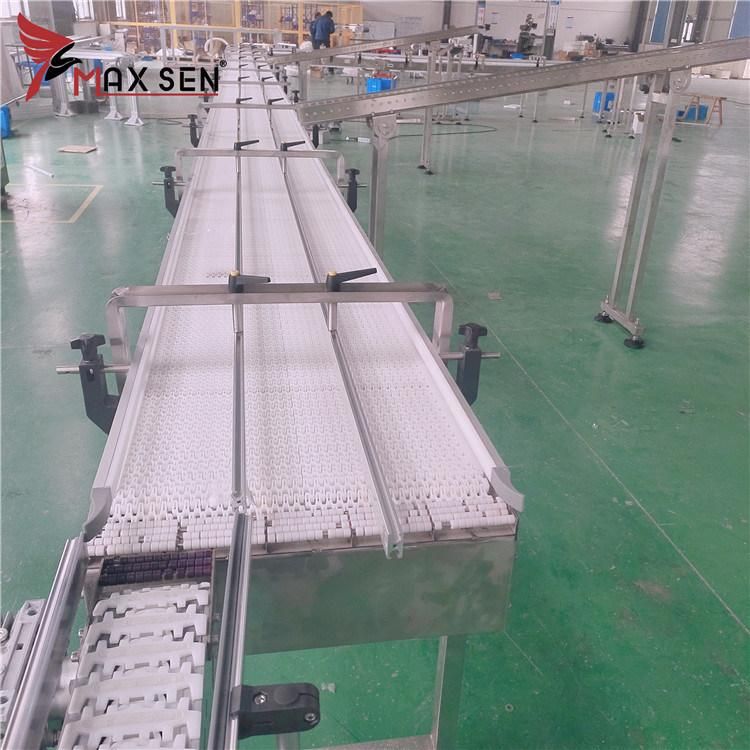 2021 New Customized Plastic Modular Belt Conveyor System Belting for Adhesive Tapes Delivery