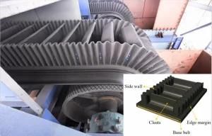 High-Angle Belting Conveyer for Food Chemical with Steel Cord