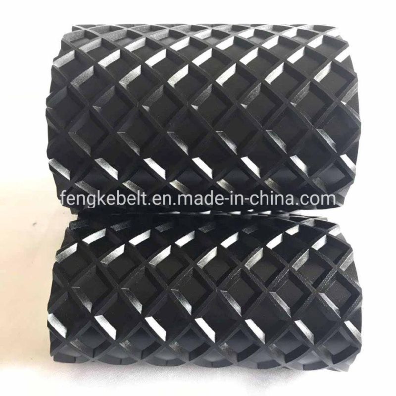 Rough Surface Grid Pattern PVC Converyor Belts for Sander