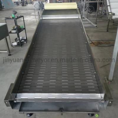 Stainless Steel Conveyor Belt for Cleaning, Cooling and Drying Line