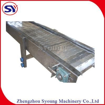 Easy to Clean Food Grade SUS304 Chain Plate Horizontal Conveyor for Sale
