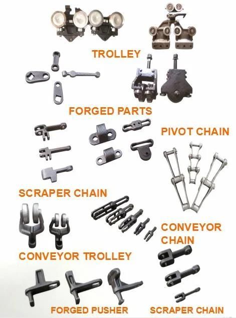 China Factory of Rivetless Drop Forged Conveyor Link Chain X458 Chain and Industry Steel Forging Chain Steel Detachable Chain for Painting Line Chain System