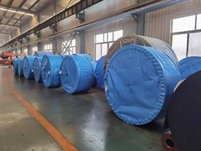 Flexible Nylon Fabric Reinforced Rubber Conveyor Belt for Cement and Concrete Plants