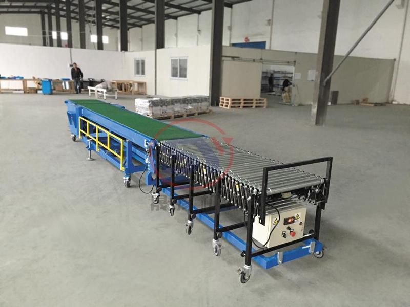 Automated Expanding Telescopic Belt Conveyor for Bags Packaging Loading Unloading