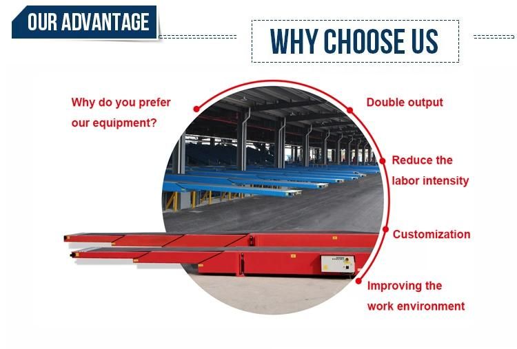 Truck Loading&Unloading Extended and Retracted Flexible Belt Conveyor with Five Sections