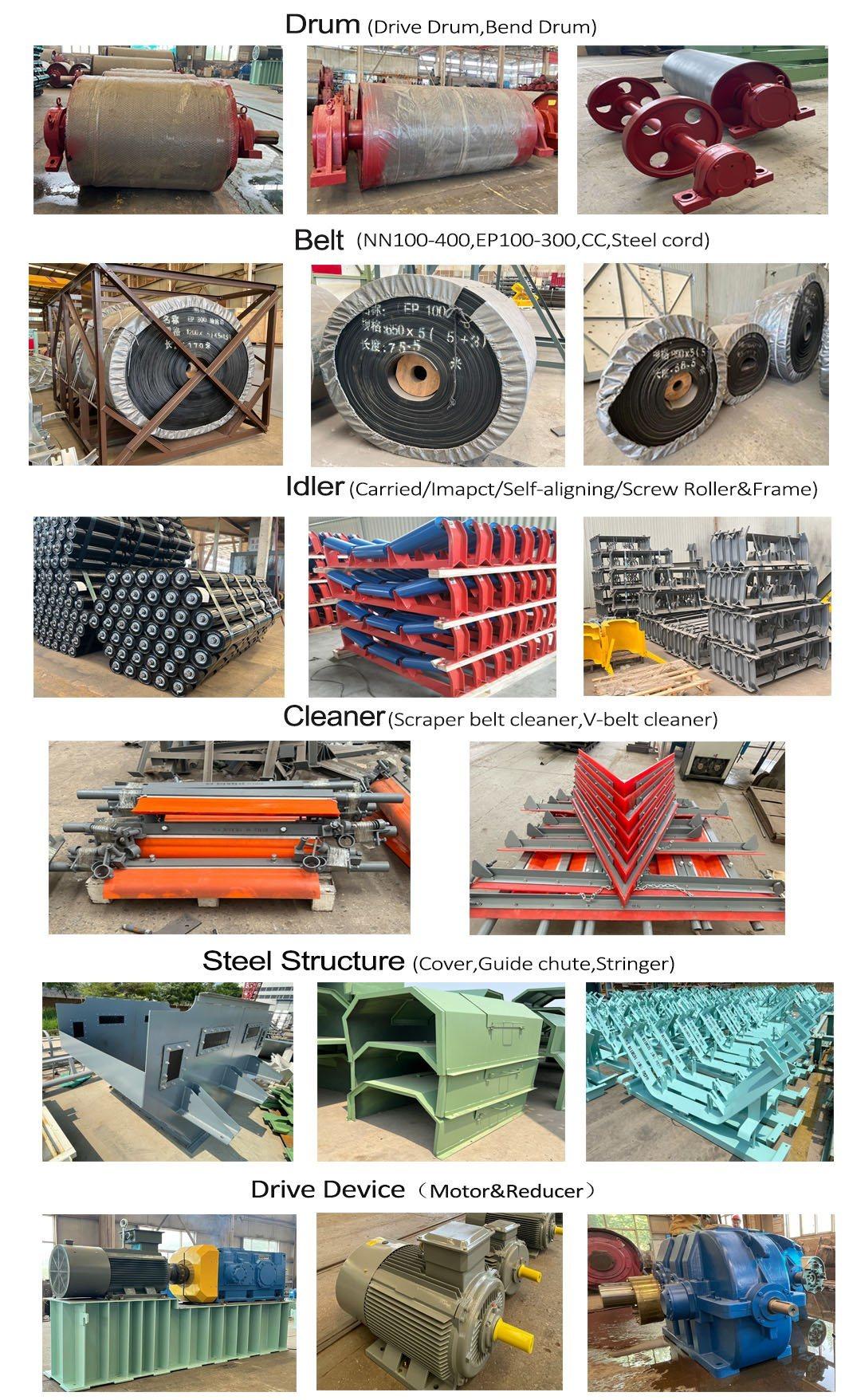 High Quality Long-Distance Belt Conveyor System for Mining/Power Plant/Cement/Port/Chemical