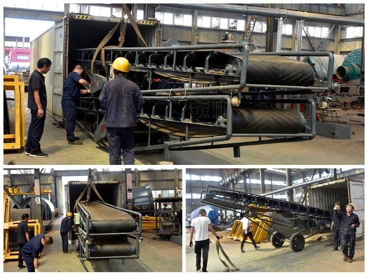 Used for Mining/Industrial Mineral Processing Conveyor Belt Conveyor