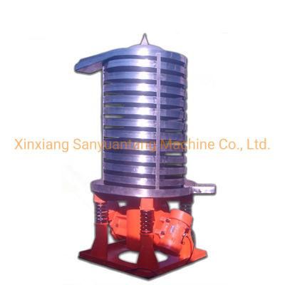 Corn Cooling Spiral Elevator Vibrating Vertical Conveyor