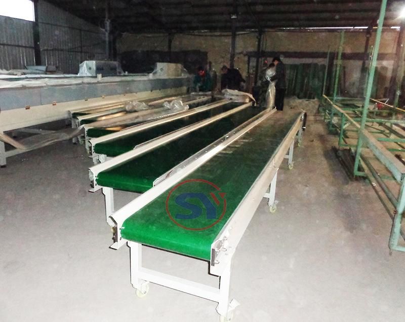 Skid-Resistance Horizantal Conveyor Portable Belt Conveyor Machine for Bags Handling