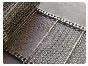 Food Grade Stainless Steel Conveyor Mesh Belt, Stainless Steel Quenching Mesh Belt