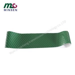 Large Load Capacity Wavy Raised Edge Used Green PVC Conveyor Belt with Guide Strip