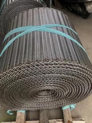 High Temperature SS304 Stainless Steel Chain Spiral Conveyor Belt / 304 Balance Weave Wire Mesh Belt Conveyor Mesh Belt Price