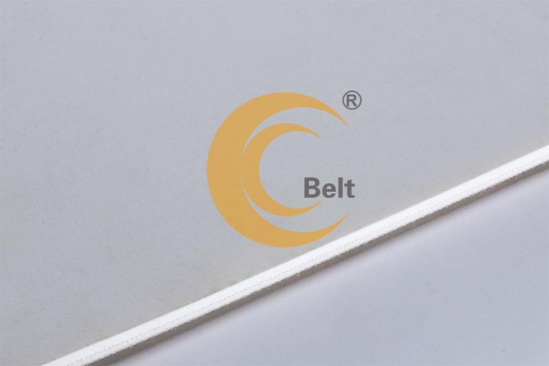 3mm glossy type PVC conveyor belt grey color for logistics