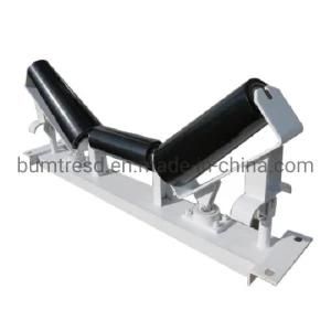 Belt Conveyor Idlers Made of Tapper Rollers for Belt Tracking