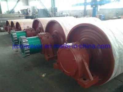 Factory Suppple Belt Conveyor Ceramic/Herringbone/Diamond/ Polyurethane Rubber Grooved Lagging