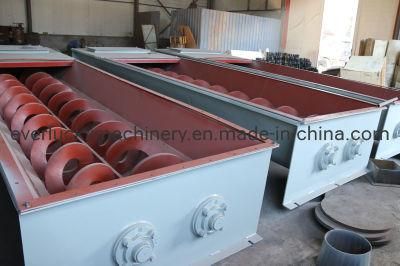 U Trough Shaftless Spiral Screw Conveyor for Sticky Filter Cake