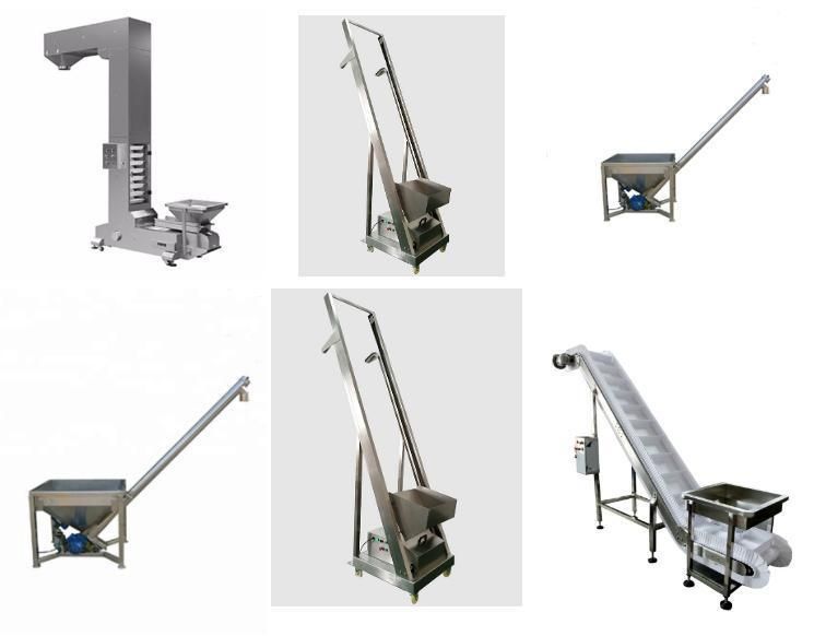 Z Shape 304 Stainless Steel Food Grade High Speed Bucket Elevator Conveyor for Nuts Snack Food