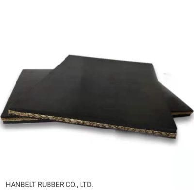 Heat Resistant Ep Rubber Conveyor Belt Reinforced with Polyester Canvas for Industrial