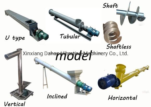 Dahan Flexible Inclined Industrial Pellet Auger Screw Conveyor Manufacturers