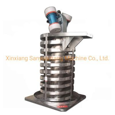 Stainless Steel Vegetables Powder Vertical Vibrating Elevator Grain Conveyor