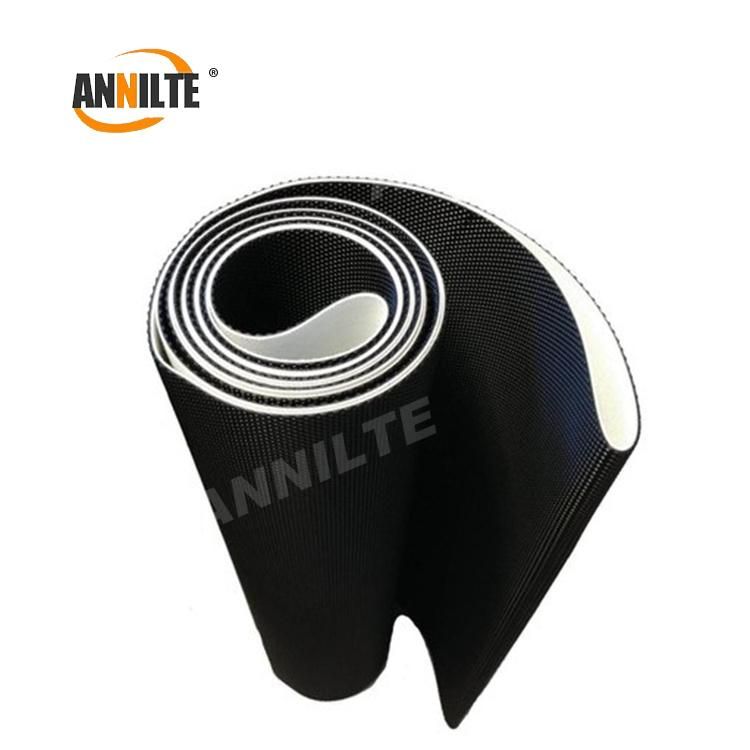 Annilte China Manufacturer Running Belt Wear Resisting 1.6mm Black Golf Treadmill PVC Conveyor Belt with Different Pattern