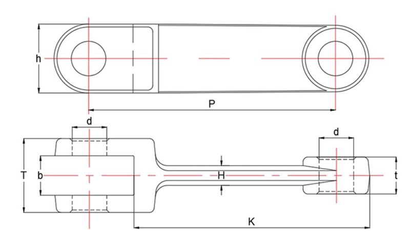 Hubei Wanxin/Customized Plywood Box Customized Chains Conveyor Chain with CE Certificate