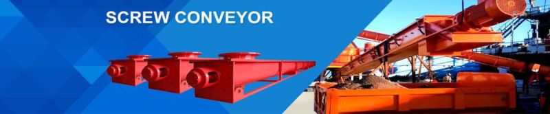 U Trough Auger Screw Conveyor Cooling or Heating Optional