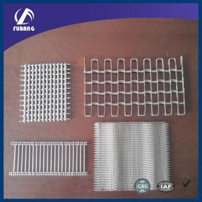 Food Grade Stainless Steel Flat Flex Wire Mesh Conveyor Belt for Seafood Machinery