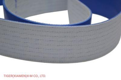 Tiger Stable Quality 2.0mm Blue Smooth PVC Belt for Former&amp; Accelerator &amp; Transfer with Competitive Price