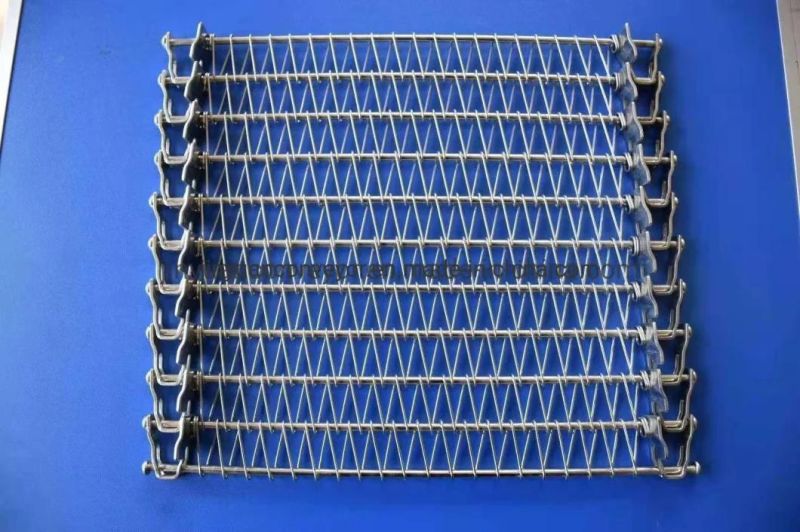 Heat Resistant Stainless Steel Spiral Wire Mesh Belt for Food Cooling Industry