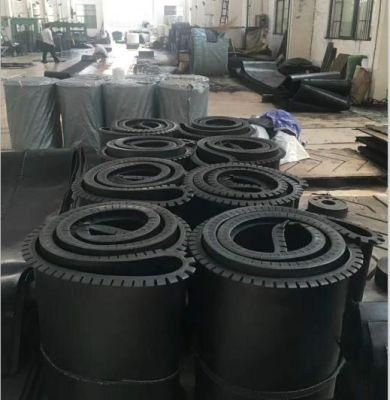 Corrugated Sidewall Rubber Conveyor Belt with Guide for Coal Feeder